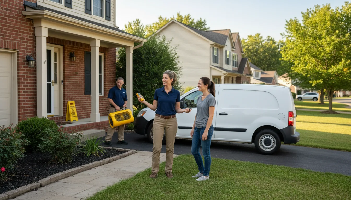 Water restoration image for Dehumidification And Cleanup Services in Lamont, WA